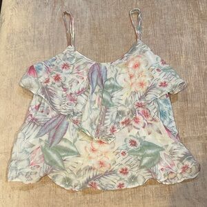 Floral Print Women's Top